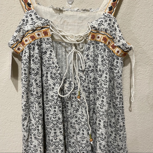 NWT Free People Boarderline Tank Linen Blend Dress - Picture 10 of 10